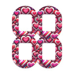Sparkly Hearts Tandem Mobi Decorative Patch Tape - Pump Peelz