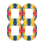 Bright Tie Dye Tandem Mobi Decorative Patch Tape - Pump Peelz