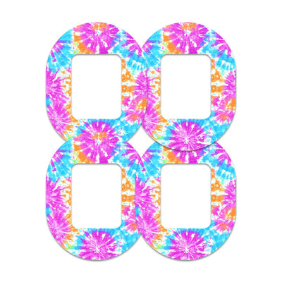 Neon Tie Dye Tandem Mobi Decorative Patch Tape - Pump Peelz