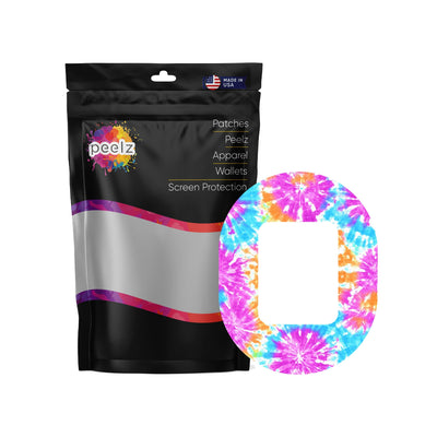 Neon Tie Dye Tandem Mobi Decorative Patch Tape - Pump Peelz
