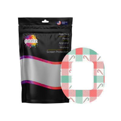 Peppermint Plaid Tandem Mobi Patch Tape - Pump Peelz