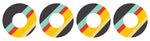 Monaco Stripes Patch  Tape Designed for the FreeStyle Libre 2