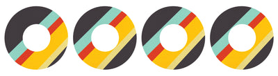 Monaco Stripes Patch  Tape Designed for the FreeStyle Libre 2