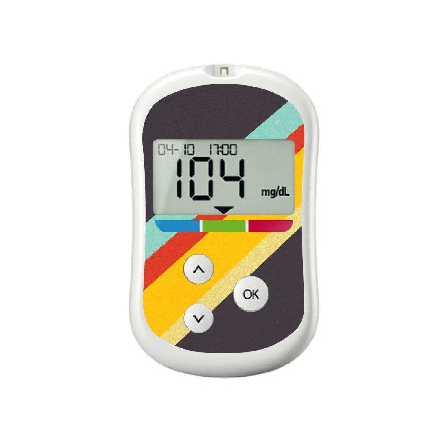 Monaco Stripes for OneTouch Verio Flex Glucometer