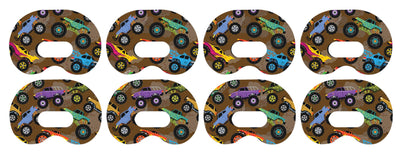 Monster Trucks Medtronic Guardian Connect Patch Tape - Pump Peelz