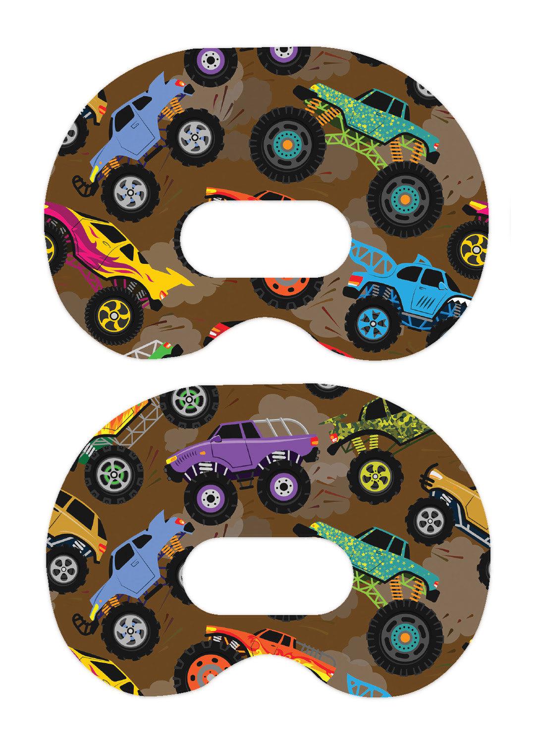Monster Trucks Medtronic Guardian Connect Patch Tape - Pump Peelz