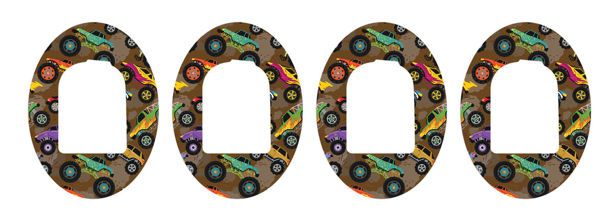 Monster Trucks Pod Patch Tape - Pump Peelz