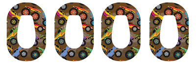 Monster Trucks Dexcom G6 Patch Tape - Pump Peelz