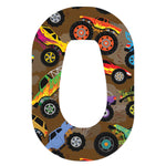 Monster Trucks Dexcom G6 Patch Tape - Pump Peelz