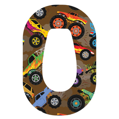 Monster Trucks Dexcom G6 Patch Tape - Pump Peelz