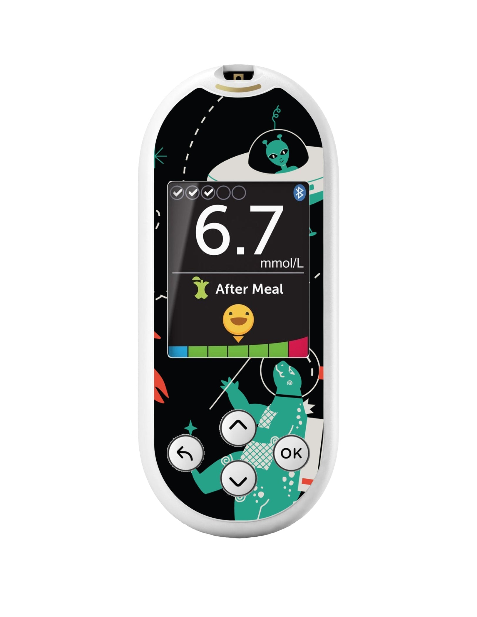 Monster in Space for OneTouch Verio Reflect Glucometer