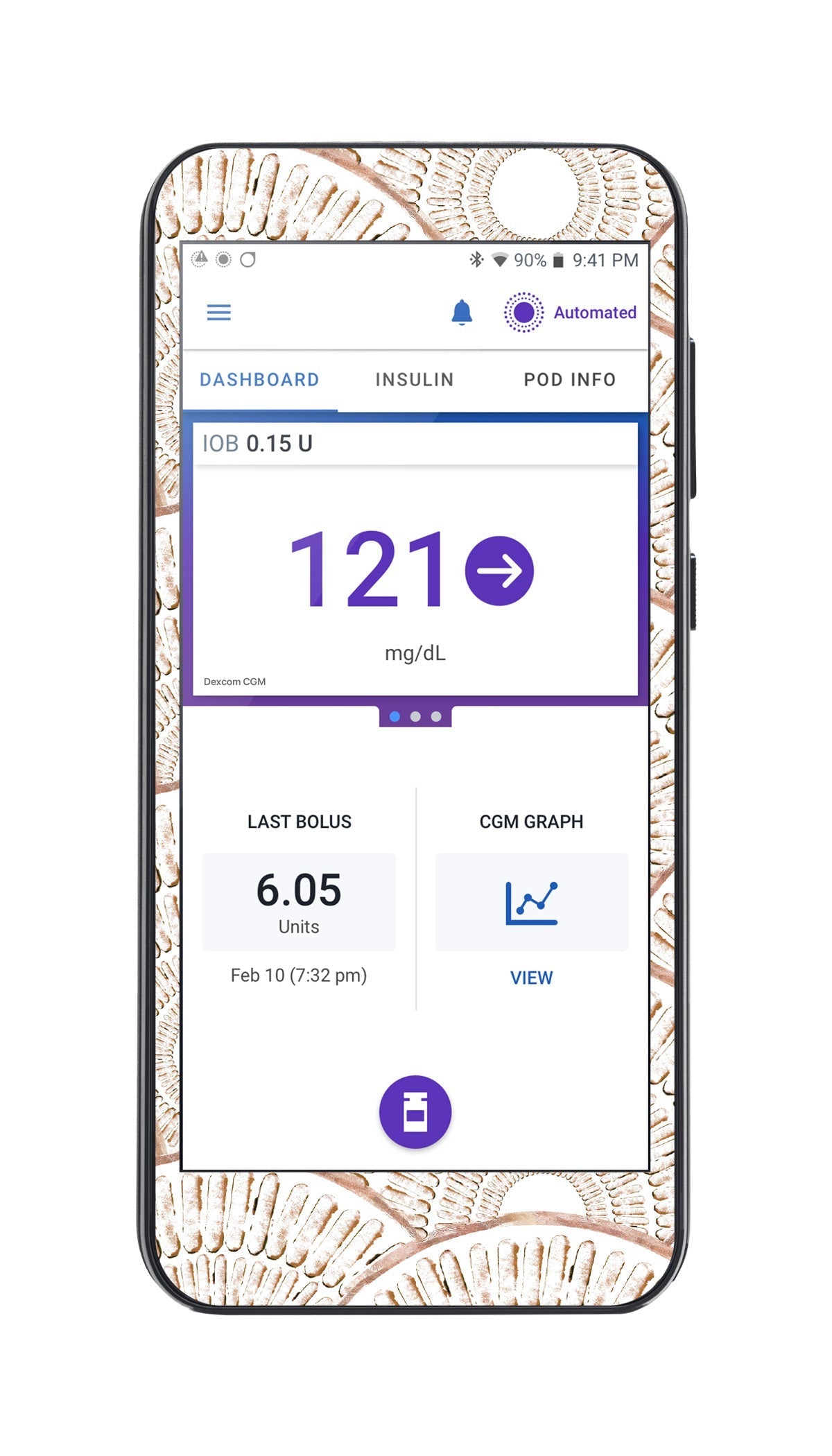 Mosaic Sticker for Omnipod® 5 Controller – Pump Peelz