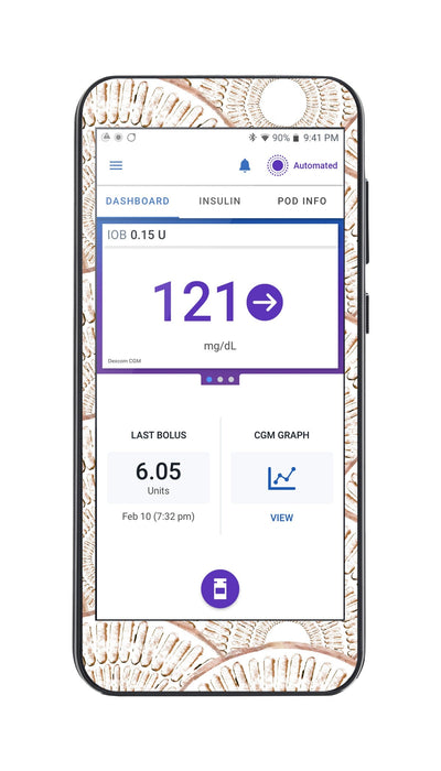 Mosaic Sticker for Omnipod® 5 Controller – Pump Peelz