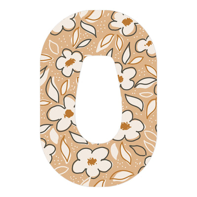 Muted Floral Dexcom G6 Patch Tape - Pump Peelz