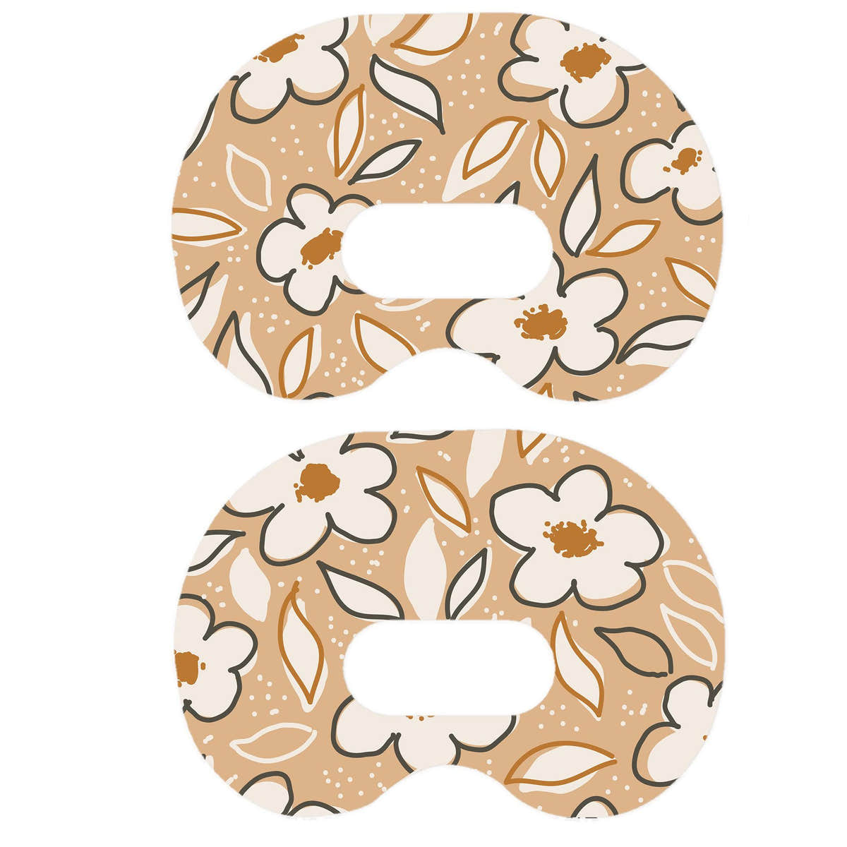 Muted Floral Medtronic Guardian Connect Patch Tape - Pump Peelz