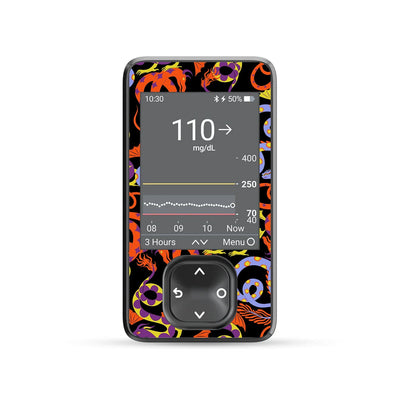 Mystic Dragons DEXCOM G7 and Stelo and G6 Touchscreen Receiver Sticker