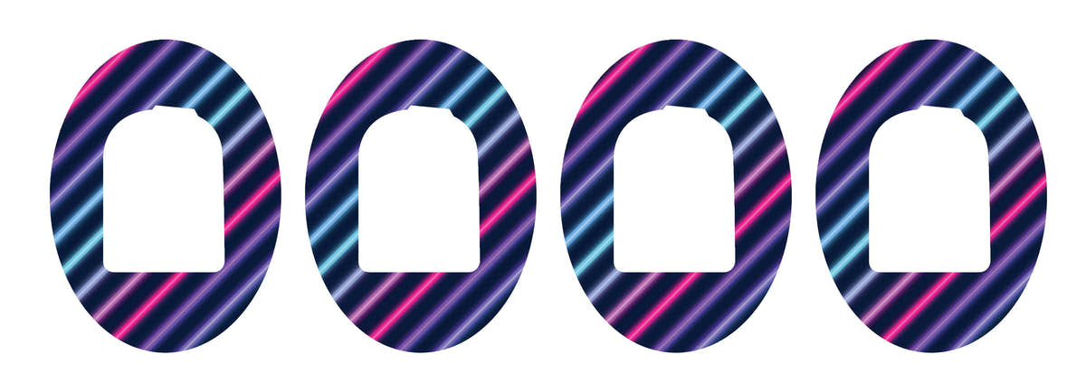 Neon Stripes Pod Patch Tape - Pump Peelz