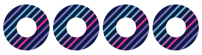 Neon Stripes Patch  Tape Designed for the FreeStyle Libre 2
