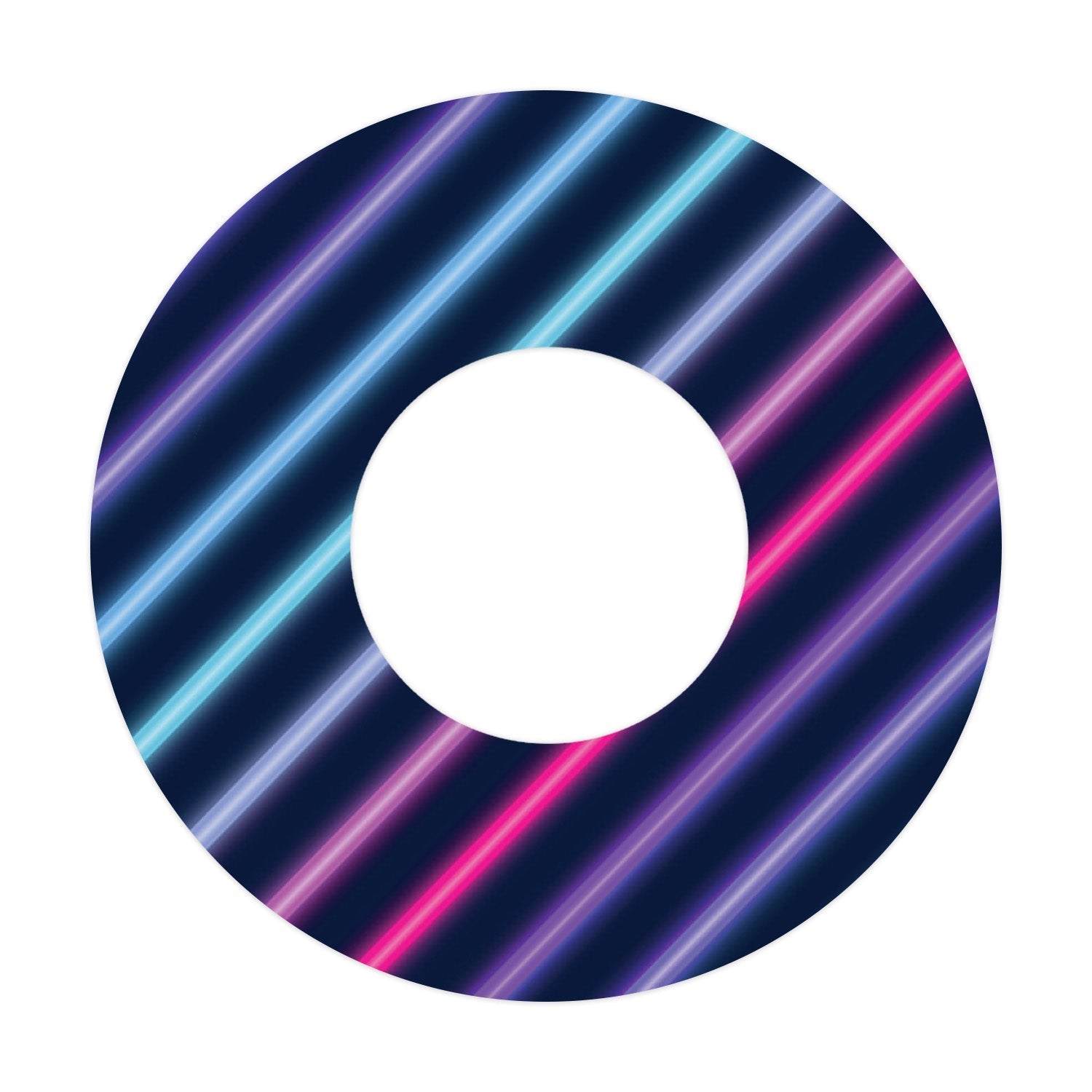Neon Stripes Patch  Tape Designed for the FreeStyle Libre 2