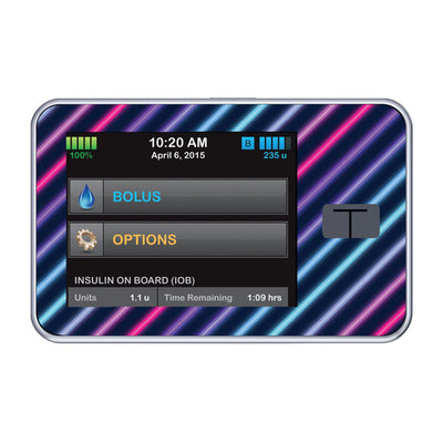 Neon Stripes Sticker for Tandem t:slim