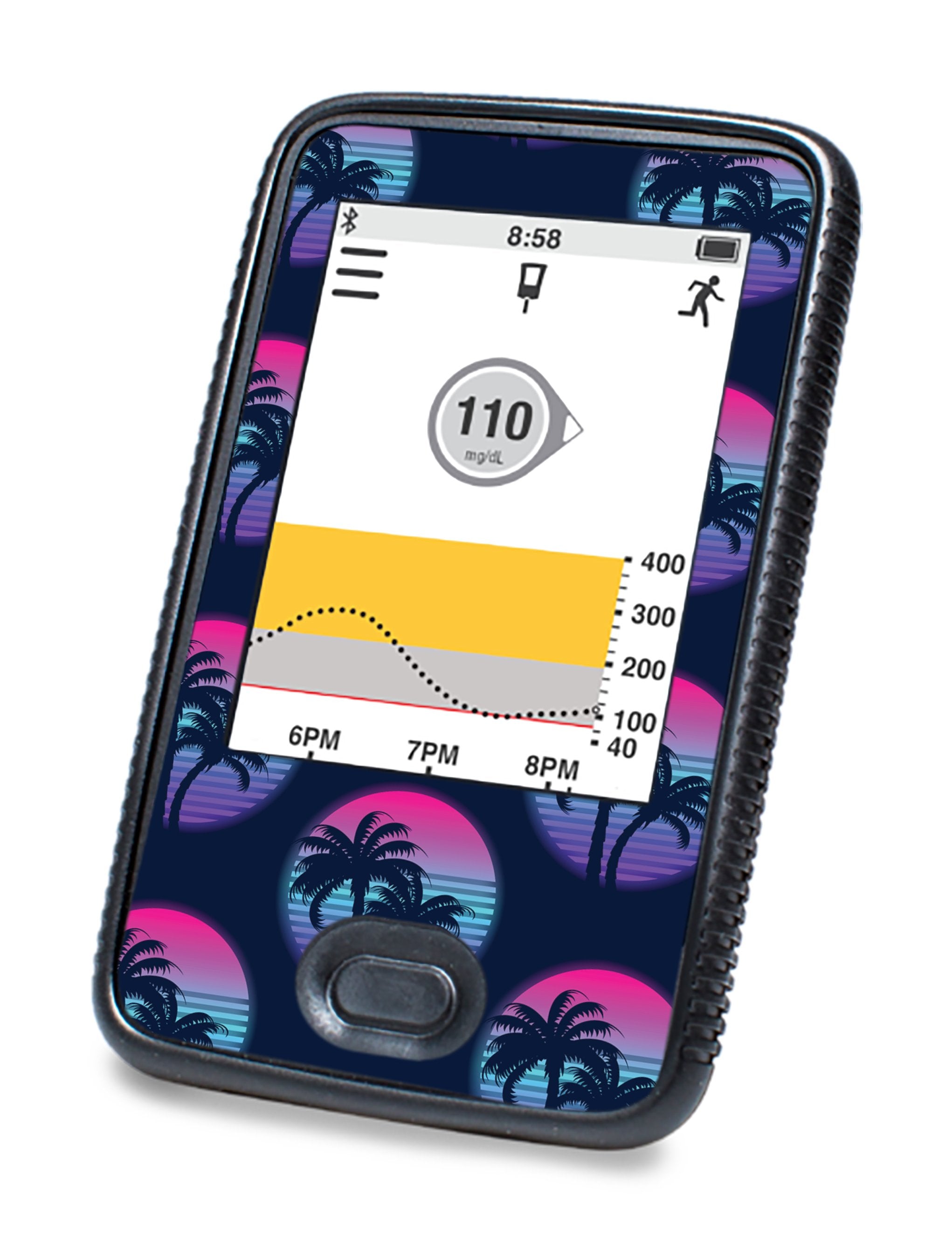 Neon Sunset Designed for DEXCOM G6 Touchscreen Receiver