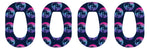 Neon Sunset Dexcom G6 Patch Tape - Pump Peelz