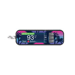 Neon Sunset Sticker for Bayer Contour Next Glucometer