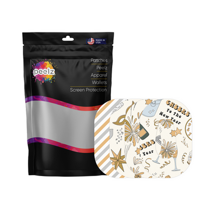 New Year's Variety Dexcom G6 Patch Tape - Pump Peelz