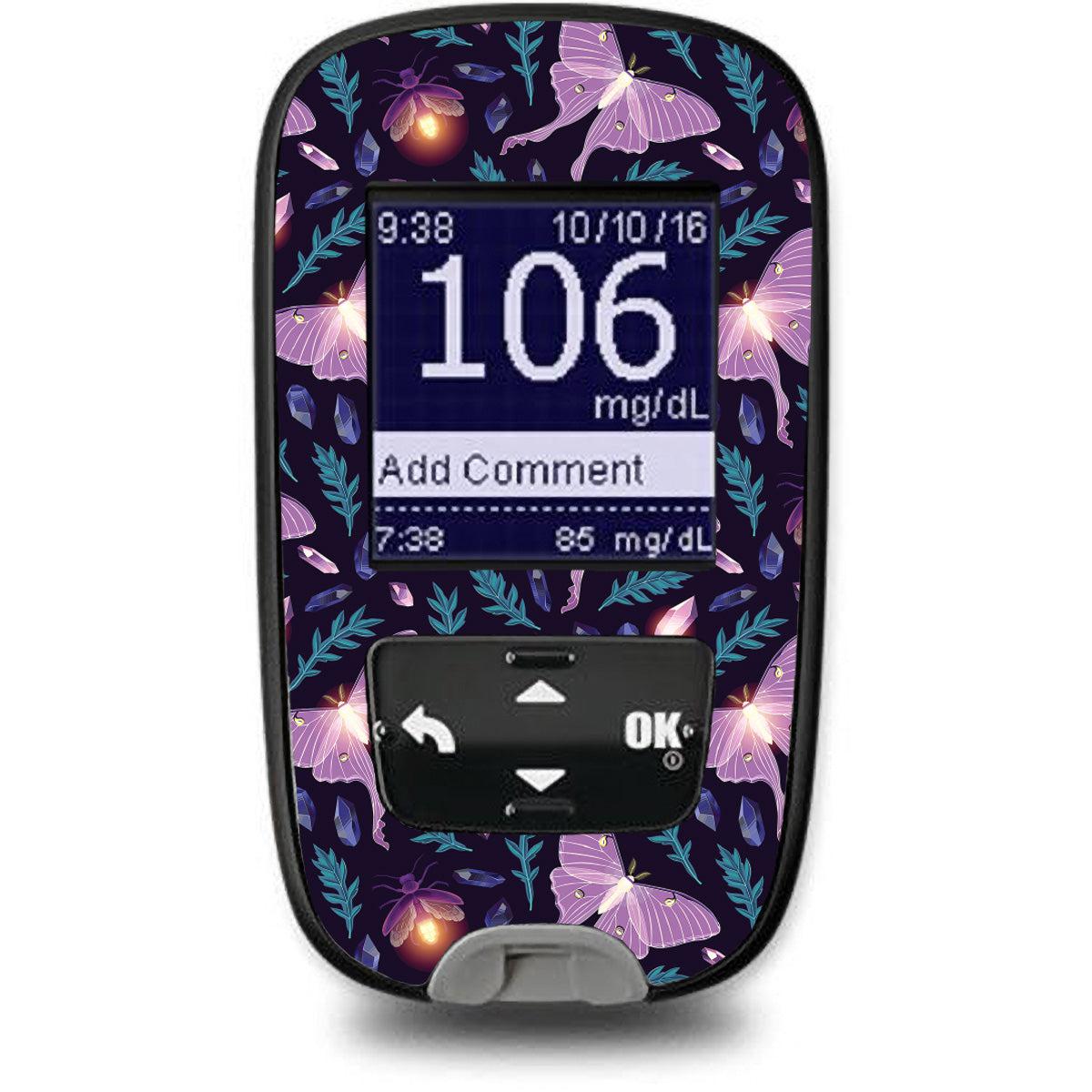 Night Garden Sticker for the Accu-Chek Guide Glucometer