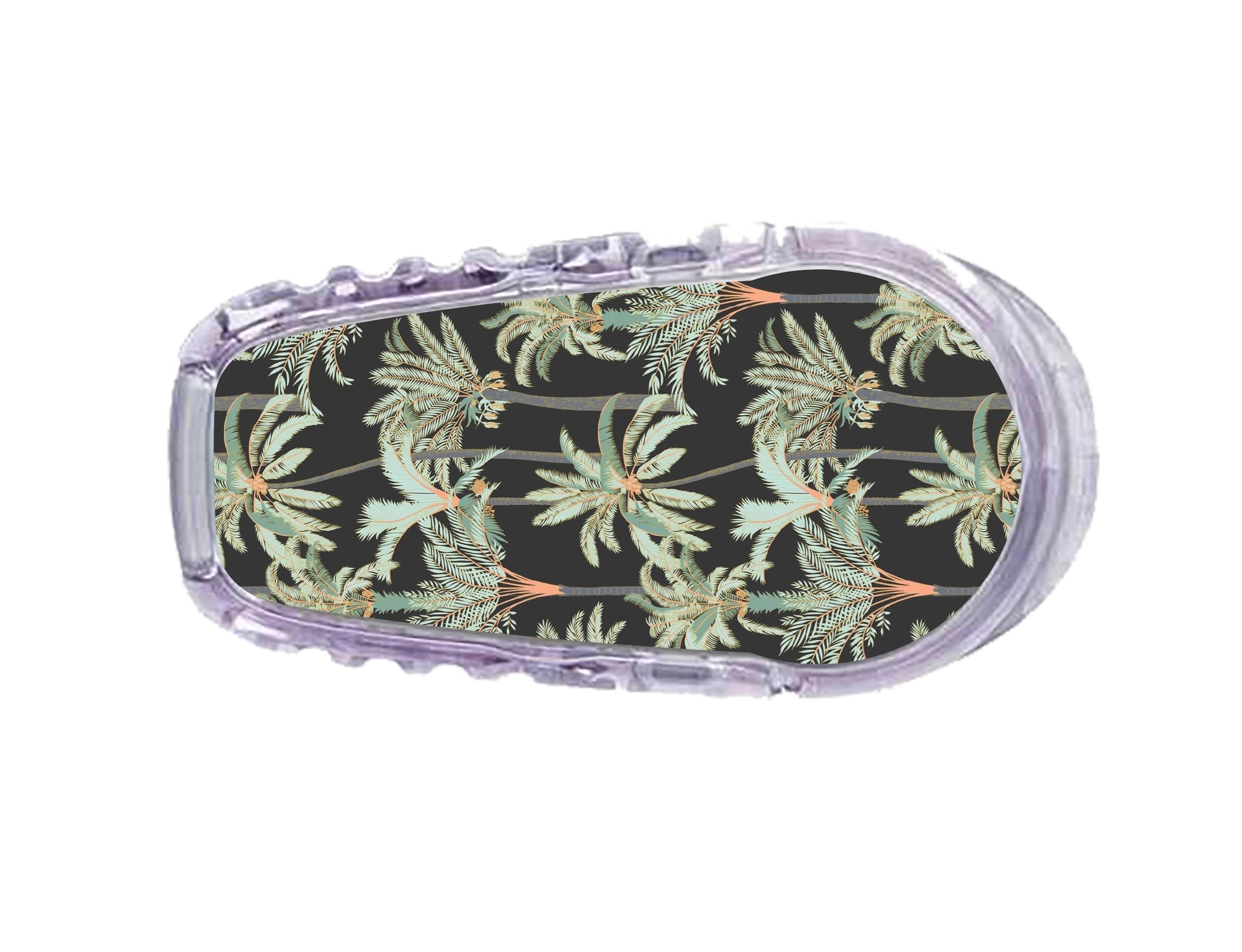 Night Palms Sticker Designed for the DEXCOM Transmitter