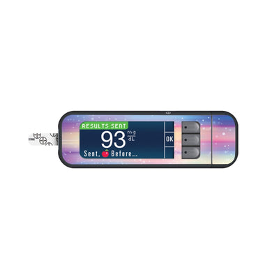 Northern Lights Sticker for Bayer Contour Next Glucometer