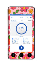 Strawberry Garden Sticker for Omnipod DASH® PDM – Pump Peelz