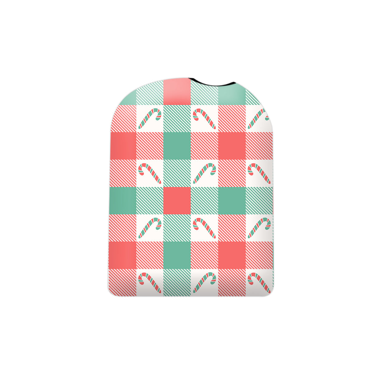 Peppermint Plaid Pod Sticker - Pump Peelz