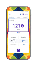 Bright Tie Dye Sticker for Omnipod ® 5 Controller – Pump Peelz