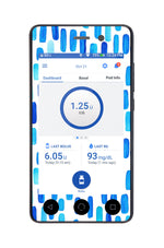 Level Lines Sticker for Omnipod DASH® PDM – Pump Peelz