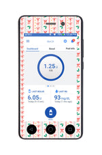 Holly Jolly Ribbon Sticker for Omnipod DASH® PDM – Pump Peelz