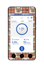 Rustic Reindeer Sticker for Omnipod DASH® PDM – Pump Peelz