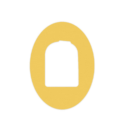 Solid Color Yellow Pod Patch Tape - Pump Peelz