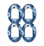 Monochrome Blue Tie Dye Pod Patch Tape - Pump Peelz