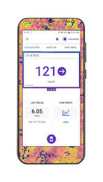 Electric Island Sticker for Omnipod® 5 Controller – Pump Peelz