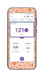 Terracotta Tides Sticker for Omnipod® 5 Controller – Pump Peelz