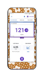 Caramel Daisies Sticker for Omnipod® 5 Controller – Pump Peelz