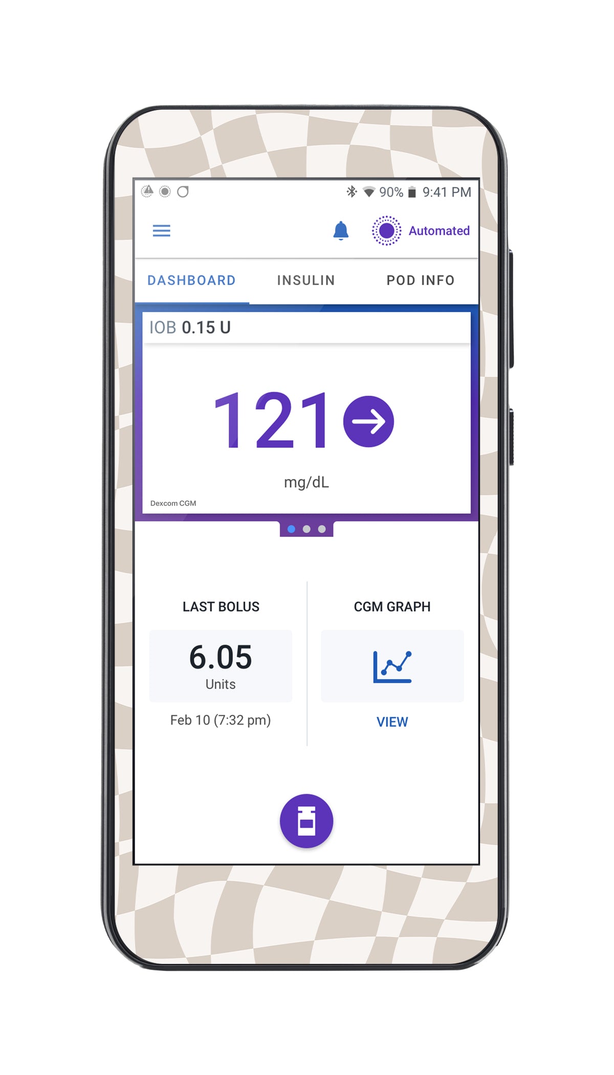 Creamy Check Sticker for Omnipod ® 5 Controller – Pump Peelz