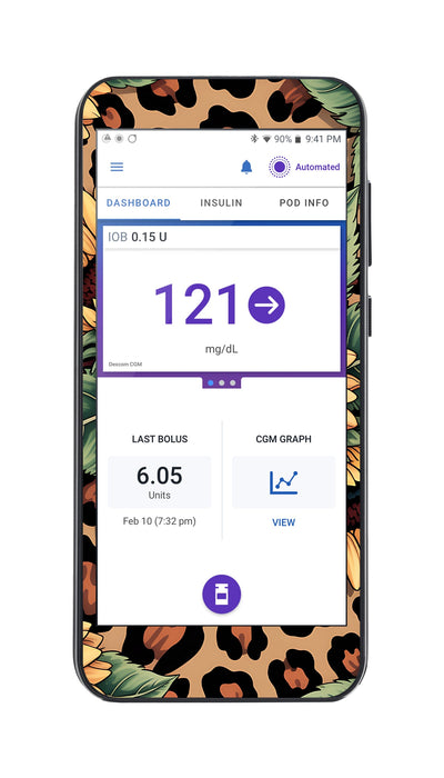 Wild Sunflower Sticker for Omnipod® 5 Controller – Pump Peelz