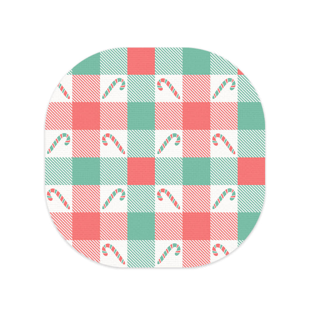 Peppermint Plaid Overpatch Tape - Pump Peelz