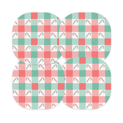 Peppermint Plaid Overpatch Tape - Pump Peelz
