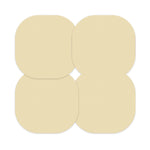 Solid Color Buttermilk Overpatch Tape - Pump Peelz