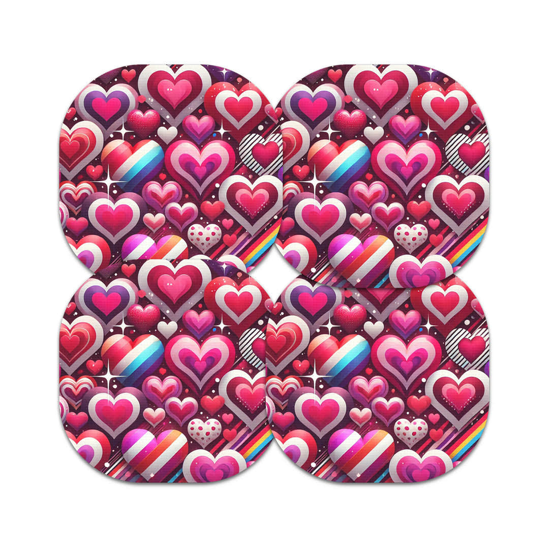 Sparkly Hearts Overpatch Tape - Pump Peelz