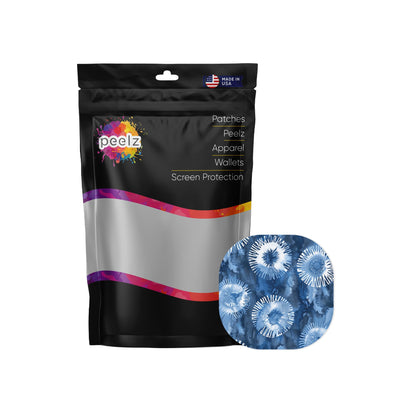 Monochrome Blue Tie Dye Overpatch Tape