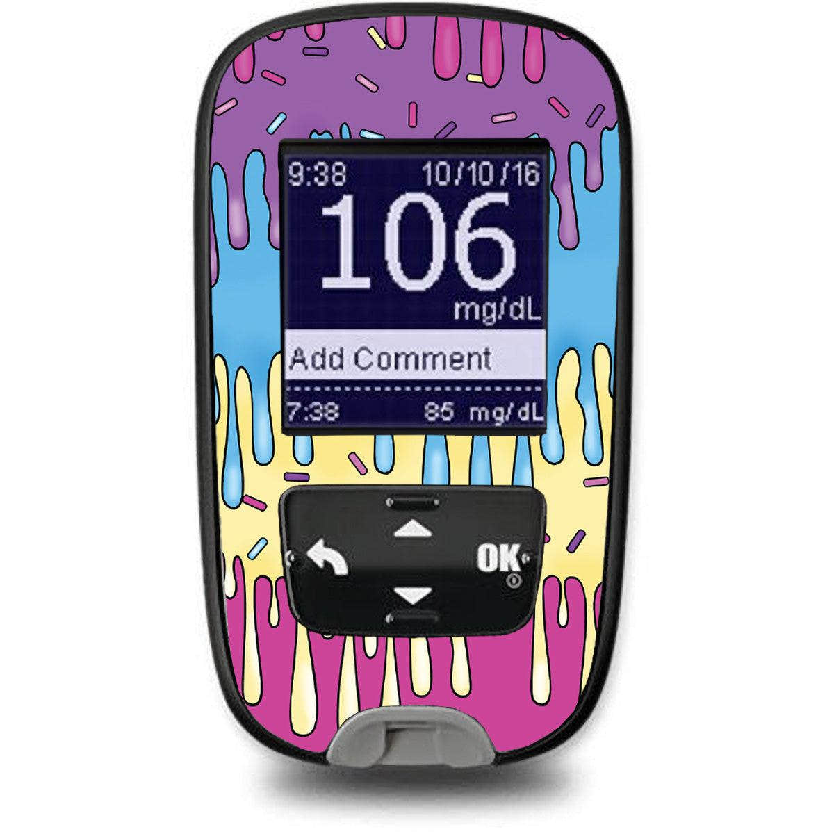Party Slime Sticker for the Accu-Chek Guide Glucometer
